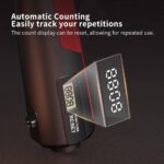 Grip Strength Trainer, Hand Grip Strengthener with Adjustable Resistance 11-220Lbs(5-100KG), Automatic Counter, Ergonomic Design, Forearm Strengthener for Musicians Athletes and Injury Recovery