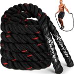 HPYGN Jump Rope, Weighted Jump Rope for Men women, 2.8lb 3.8lb 5lb Heavy Skipping Rope for Exercise, Adult Jumpropes for Home Workout, Improve Strength and Building Muscle,Total Body Workout Equipment