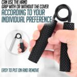 Logest Metal Hand Grip Set, 100LB-350LB 6 Pack 50LB-350LB 7 Pack No Slip Heavy-Duty Grip Strengthener with Gift Box, Great Wrist & Forearm Hand Exerciser, Home Gym, Hand Gripper Grip Strength Trainer