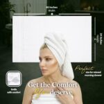 Pearl Linens Bath Towel Set of 12, Economy Cotton 20×40 Hotel Quality White Bath Towels Bulk, Lightweight and Highly Absorbent Quick Dry Towel for Home, Hotel, Spa, Gym and Bathroom, White Towel