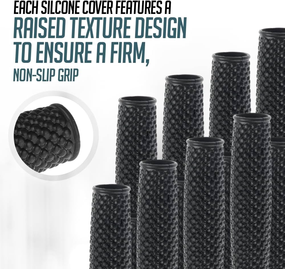 Logest Metal Hand Grip Set, 100LB-350LB 6 Pack 50LB-350LB 7 Pack No Slip Heavy-Duty Grip Strengthener with Gift Box, Great Wrist & Forearm Hand Exerciser, Home Gym, Hand Gripper Grip Strength Trainer