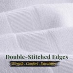 Pearl Linens Bath Towel Set of 12, Economy Cotton 20×40 Hotel Quality White Bath Towels Bulk, Lightweight and Highly Absorbent Quick Dry Towel for Home, Hotel, Spa, Gym and Bathroom, White Towel