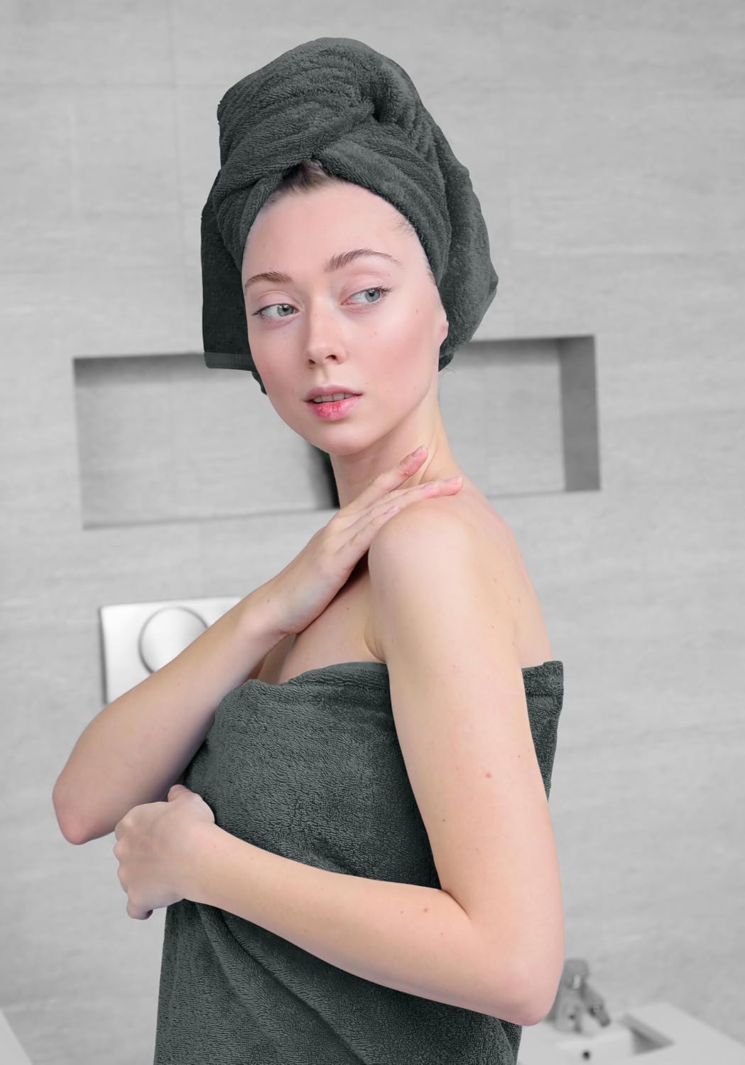 Avalon Towels Bath Towels Set of 4, Size 30 x 60 Inches, Highly Soft and Absorbent, Quick Drying, Lightweight, Perfect for Daily Use