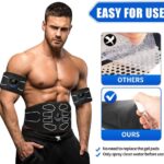 MarCoolTrip MZ Electronic Muscle Stimulator, Abs Stimulator Muscle Toner, Ab Machine Trainer for All Body, Fitness Strength Training Workout Equipment for Men and Women
