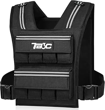 Adjustable Weighted Vest Men and Women 19lbs/ 30lbs/ 40lbs Weights with Reflective Stripe, Weight Vest Woman Workout Vest for Strength Training,Running & Walking