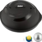 ZELUS 25in. Balance Ball | 660lb Inflatable Half Exercise Ball Wobble Board Balance Trainer w Nonslip Base | Half Yoga Ball Strength Training Equipment w 2 Bands, Pump, Extra Ball Included