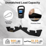 LAT Pull Down Bar with 6 Ergonomic Handles, Neutral Grip LAT Pulldown Attachments for Whole Back Training, Wide Grip LAT Pulldown Bars for Home Gym Cable