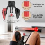 Pelvic Floor Exercise Devices 77 lb Adjustable Kegel Inner Thigh Exerciser and Hip Trainer Workout Equipment for Home Postpartum Recovery Women Men, with Band