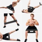 Pelvic Floor Exercise Devices 77 lb Adjustable Kegel Inner Thigh Exerciser and Hip Trainer Workout Equipment for Home Postpartum Recovery Women Men, with Band