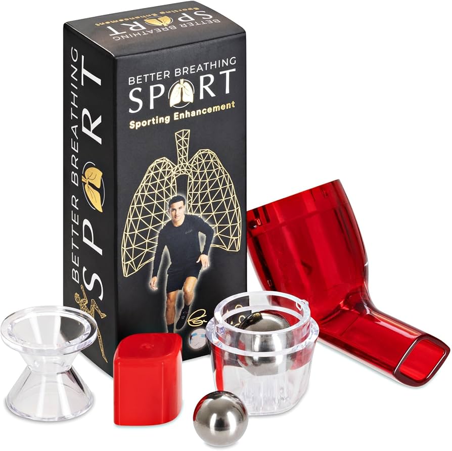 Exercise Breather Product and Fitness Trainer for Expiratory Breathing Performance & Lung Muscle Power Expander Exerciser to Expand Lung Capacity for Professional Athletes