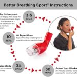 Exercise Breather Product and Fitness Trainer for Expiratory Breathing Performance & Lung Muscle Power Expander Exerciser to Expand Lung Capacity for Professional Athletes