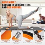 Pilates Bar Kit with Resistance Bands, Pilates Equipment, Multifunctional Pilates Bar for Women & Men, Pilates kit for Hip, Back, Arm, Full-Body Workouts, Home Gym Strength Training Equipment