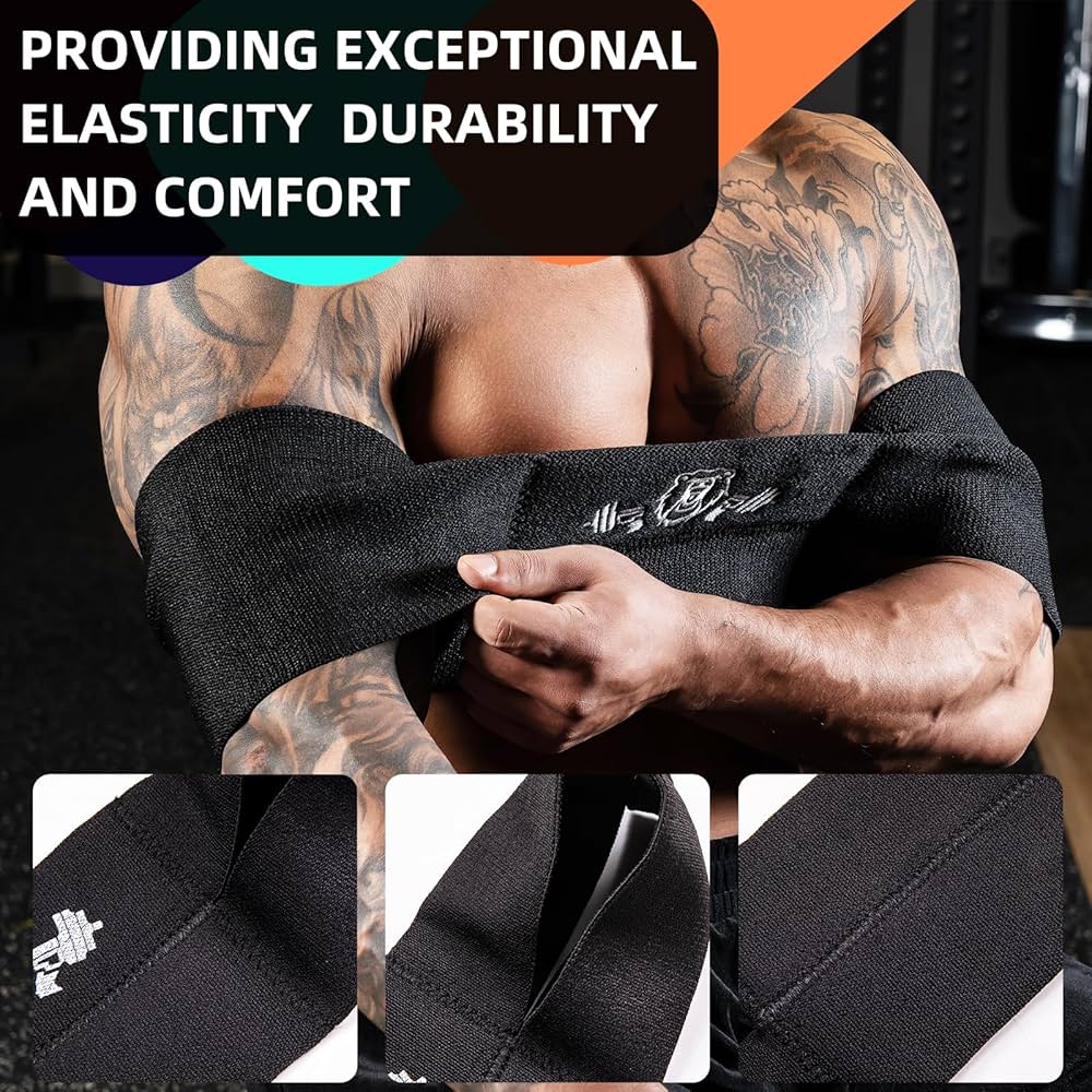 MANUEKLEAR Bench Press Band, Sling Bench Press Band for Men and Women Power Weight Lifting Fitness – Push Up Exercise Assistance Bench Block Increase Strength Gym Workout Equipment