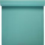 Gaiam Gaiam Essentials 2/5″ Thick (10mm) Yoga & Pilates, Fitness & Exercise Mat with Easy-Cinch Carrier Strap Cusion Support For Fitness and Gym Workouts