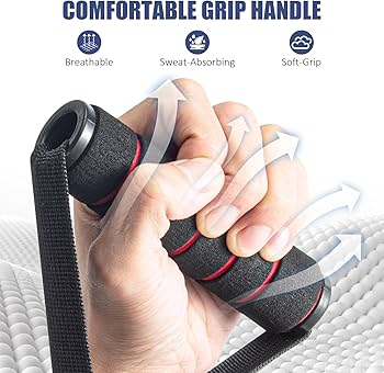 2 Pack Upgraded Exercise Handles, Gym Handle Equipment for Cable Machine Attachments, Strength Training Workout, Pilates, Home Gym, Resistance Bands, Heavy Duty Workout Accessories