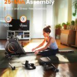 YOSUDA Magnetic/Water Rowing Machine for Home – Rower Machine Use with Bluetooth, App Supported, Rowing Machine for Beginners to Athletes, Comfortable Seat Cushion