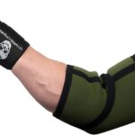 Gymreapers Elbow Sleeves for Weightlifting Powerlifting and Bench Press Support and Compression for Tendonitis Pain Relief 5mm Neoprene Training Gear for Men and Wome
