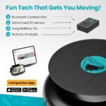 GoBalance Board – App-Enabled Balance Board. Smart Bluetooth Sensor, 12 FREE Interactive Games – Fun, Balance Training and Home Gym Workout! Boost Coordination & Strength for Teens and Adults
