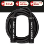 Muay Thai 3.0 Weighted Jump Rope for Men & Women – Professionally Designed for High-Intensity Training | Muay Thai, MMA & Fitness Jump Rope – Full Body Workout Weighted Rope