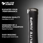 Muay Thai 3.0 Weighted Jump Rope for Men & Women – Professionally Designed for High-Intensity Training | Muay Thai, MMA & Fitness Jump Rope – Full Body Workout Weighted Rope