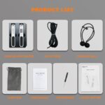 Jump Rope,Ropeless jump ropes weighted with counter for fitness,Home, Indoor or Outdoor exercise use,Workout,Crossfit,Gym,Cordless jump rope for Women,Men, Adults, Kids