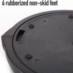 Bosu Balance Ball Exercise Trainer, Home Gym Equipment w/ Guided Workouts & Pump, 26″, Blue – Inflatable Fitness Platform for Strength Training, Standing, Balancing, and Core Workout