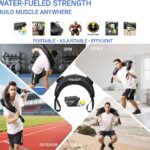 Heavy Aqua Bags-Water weight Bag 38-66Ibs – Ultimate Core Water Weights Aqua Ball-Adjustable Workout Sandbag Alternative for Full Body Exercise, Portable Stability Fitness & Balance Trainer Equipment