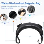 Heavy Aqua Bags-Water weight Bag 38-66Ibs – Ultimate Core Water Weights Aqua Ball-Adjustable Workout Sandbag Alternative for Full Body Exercise, Portable Stability Fitness & Balance Trainer Equipment