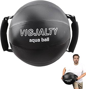 Heavy Aqua Bags-Water weight Bag 38-66Ibs – Ultimate Core Water Weights Aqua Ball-Adjustable Workout Sandbag Alternative for Full Body Exercise, Portable Stability Fitness & Balance Trainer Equipment