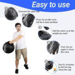 Heavy Aqua Bags-Water weight Bag 38-66Ibs – Ultimate Core Water Weights Aqua Ball-Adjustable Workout Sandbag Alternative for Full Body Exercise, Portable Stability Fitness & Balance Trainer Equipment