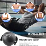 Heavy Aqua Bags-Water weight Bag 38-66Ibs – Ultimate Core Water Weights Aqua Ball-Adjustable Workout Sandbag Alternative for Full Body Exercise, Portable Stability Fitness & Balance Trainer Equipment