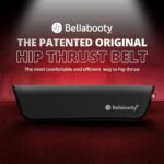 Bellabooty Premium Hip Thrust Belt – Adjustable Exercise Belt for Glutes & Squats, Hip Thrust Pad for Comfort, Versatile Gym Equipment for Home – Weightlifting Belt Support for Women