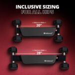 Bellabooty Premium Hip Thrust Belt – Adjustable Exercise Belt for Glutes & Squats, Hip Thrust Pad for Comfort, Versatile Gym Equipment for Home – Weightlifting Belt Support for Women