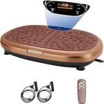 EILISON FitMaxx 3D XL Vibration Plate Exercise Machine – Whole Body Workout Vibration Platform w/Loop Bands – Lymphatic Drainage Machine for Weight Loss, Shaping, Wellness, Recovery