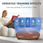 EILISON FitMaxx 3D XL Vibration Plate Exercise Machine – Whole Body Workout Vibration Platform w/Loop Bands – Lymphatic Drainage Machine for Weight Loss, Shaping, Wellness, Recovery