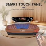 EILISON FitMaxx 3D XL Vibration Plate Exercise Machine – Whole Body Workout Vibration Platform w/Loop Bands – Lymphatic Drainage Machine for Weight Loss, Shaping, Wellness, Recovery