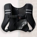 ZELUS Weighted Vest, Washable Z-Fit Soft Iron Weighted Vest for Women and Men, 5/10/15 lb Weight Vest with Reflective Strips & Adjustable Straps, Ultra Thin Weight Vest for Gym Strength Training