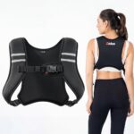 ZELUS Weighted Vest, Washable Z-Fit Soft Iron Weighted Vest for Women and Men, 5/10/15 lb Weight Vest with Reflective Strips & Adjustable Straps, Ultra Thin Weight Vest for Gym Strength Training