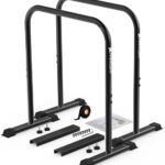 2026 Upgrade World’s Best Strongest Premium Dip Bars with Adjustable Ultra-Stable Settings & Non-Slip Feet – USA Original Patent, USA Designed, USA Shipped, USA Warranty