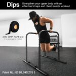 2026 Upgrade World’s Best Strongest Premium Dip Bars with Adjustable Ultra-Stable Settings & Non-Slip Feet – USA Original Patent, USA Designed, USA Shipped, USA Warranty
