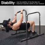 2026 Upgrade World’s Best Strongest Premium Dip Bars with Adjustable Ultra-Stable Settings & Non-Slip Feet – USA Original Patent, USA Designed, USA Shipped, USA Warranty