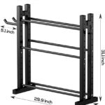 3-Tier Dumbbell Rack Stand Only, Weight Rack for Home Gym Dumbbells, Adjustable Height, Compact Design, Dumbbell Storage for Home Use