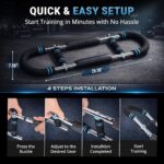 Chest and Arm Trainer with Adjustable Resistance – Arm Exercise Equipment Featuring 2 Pair of Interchangeable Rods (30LB–130LB),Twister Arm Trainer for Men for Home Workouts