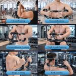 Chest and Arm Trainer with Adjustable Resistance – Arm Exercise Equipment Featuring 2 Pair of Interchangeable Rods (30LB–130LB),Twister Arm Trainer for Men for Home Workouts