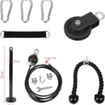 4.5 4.5 out of 5 stars (3,275) LFJ LAT Pull Down and Lift Weight Pulley System Cable Machine Pulley Attachment for Triceps Pull Down, Biceps Curl, Back, Forearm, Shoulder Home Gym Equipment