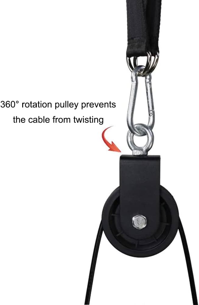 4.5 4.5 out of 5 stars (3,275) LFJ LAT Pull Down and Lift Weight Pulley System Cable Machine Pulley Attachment for Triceps Pull Down, Biceps Curl, Back, Forearm, Shoulder Home Gym Equipment