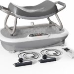 Wonder Core Rock N Fit – Vibration Plate Exercise Machine, Whole Body Vibration Platform with Seat, Body Shaker for Weight Loss, Lymphatic Drainage, Recovery, Home Fitness Equipment