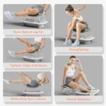 Wonder Core Rock N Fit – Vibration Plate Exercise Machine, Whole Body Vibration Platform with Seat, Body Shaker for Weight Loss, Lymphatic Drainage, Recovery, Home Fitness Equipment