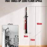 Cable Machine Home Gym, Wall-Mount Exercise & Workout Equipment with Adjustable Resistance, Compact Fitness Equipment, Multi-Functional Trainer for Full Body Strength, Toning, Rehab Training