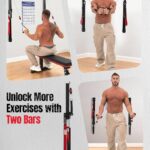 Cable Machine Home Gym, Wall-Mount Exercise & Workout Equipment with Adjustable Resistance, Compact Fitness Equipment, Multi-Functional Trainer for Full Body Strength, Toning, Rehab Training